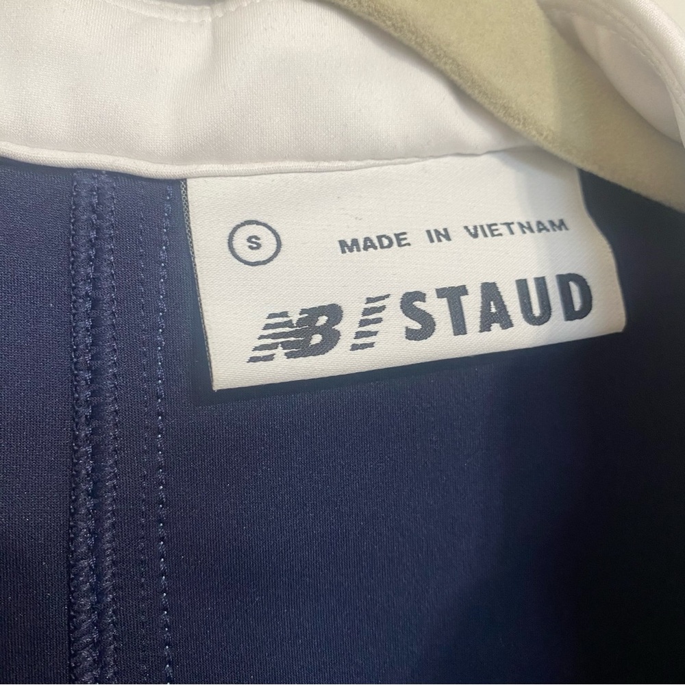 New Balance x STAUD Neoprene Dress Sz S Navy - Picture 10 of 12